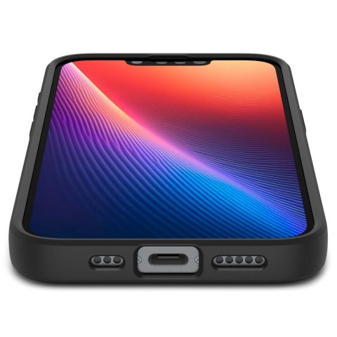 Etui ochronne na iPhone 16e Spigen Liquid Air - czarny mat