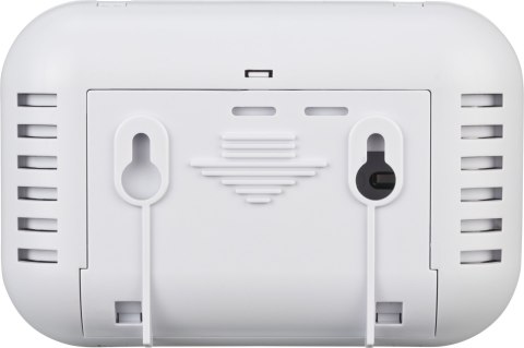 Czujnik czadu tlenku węgla z sygnałem alarmowym i diodami LED - biały