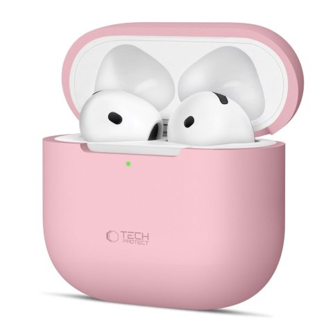 Etui ochronne silikonowe na słuchawki Apple AirPods 4 - różowe