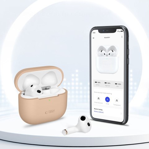 Etui ochronne silikonowe na słuchawki Apple AirPods 4 - różowe