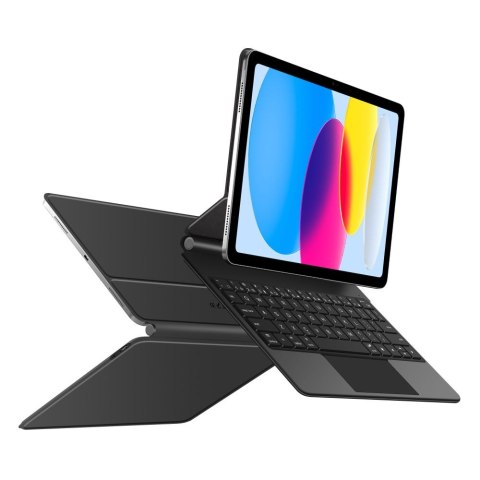 Etui z klawiaturą na iPad 10.9'' 2022 / iPad 11'' 2025 Smartcase Magnetic - czarne