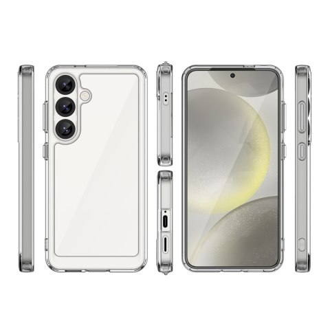 Etui z żelową ramką na Xiaomi Note 14 Pro 4G Outer Space Case - przezroczyste