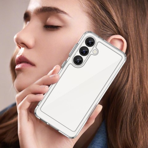 Etui z żelową ramką na Xiaomi Poco X7 Pro Outer Space Case - przezroczyste