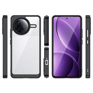 Etui z żelową ramką na Xiaomi Poco F7 Ultra Outer Space Case - czarne