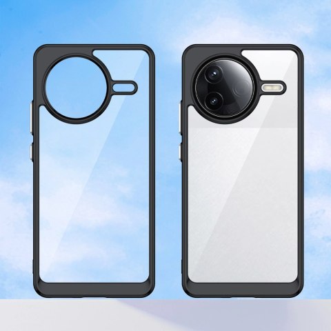 Etui z żelową ramką na Xiaomi Poco F7 Ultra Outer Space Case - czarne