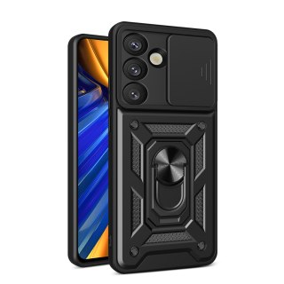 Pancerne etui z podstawką osłoną aparatu na OnePlus Nord 4 5G Hybrid Armor Camshield - czarne