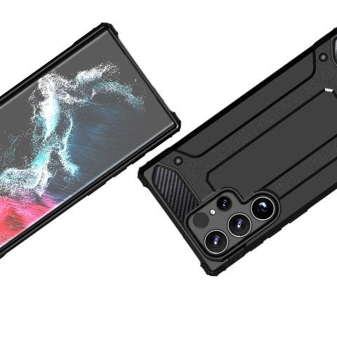 Pancerne hybrydowe etui na Xiaomi Redmi Note 14 Pro+ 5G Hybrid Armor - czarne