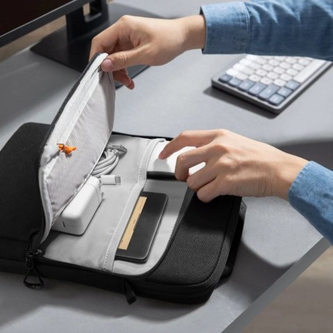 Torba na laptopa 15-16 i akcesoria - czarna