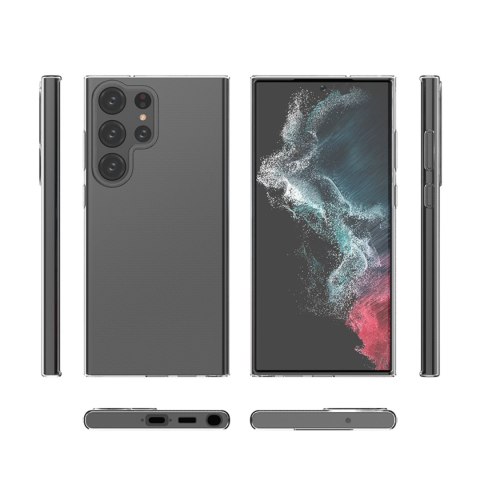 Etui cienki pokrowiec 0.5mm na Samsung Galaxy S23 Ultra - przezroczyste