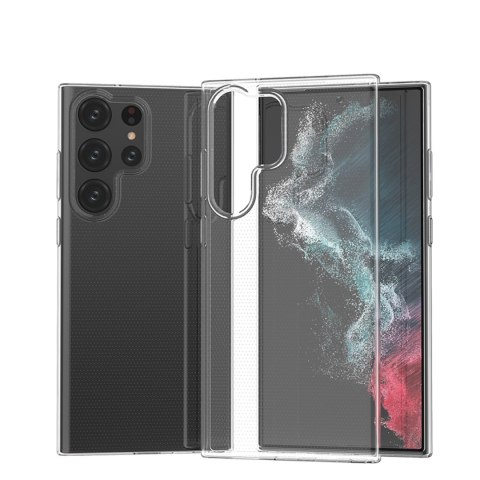 Etui cienki pokrowiec 0.5mm na Samsung Galaxy S23 Ultra - przezroczyste