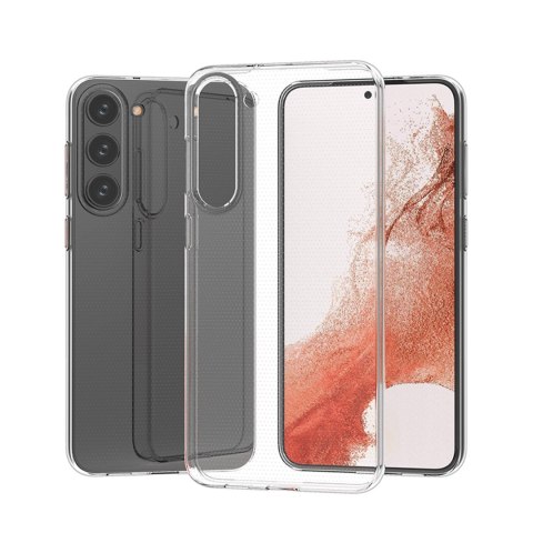 Etui cienki pokrowiec 0.5mm na Samsung Galaxy S23+ - przezroczyste