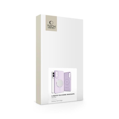 Etui pokrowiec na Samsung Galaxy S25 Edge Liquid Silicone MagSafe - fioletowe