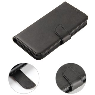 Etui pokrowiec z klapką portfel podstawka na Samsung Galaxy S23+ Magnet Case - czarny