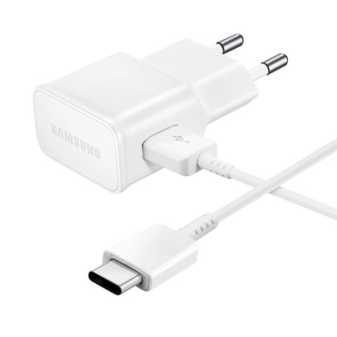 Ładowarka sieciowa Samsung USB-A 15W z kablem USB-A - USB-C - biała