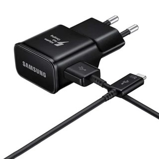 Ładowarka sieciowa Samsung USB-A 15W z kablem USB-A - USB-C - czarna
