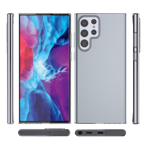 Żelowy pokrowiec etui Ultra Clear do Samsung Galaxy S22 Ultra przezroczysty