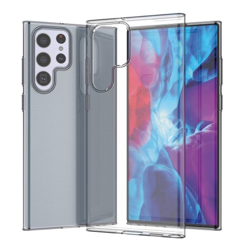 Żelowy pokrowiec etui Ultra Clear do Samsung Galaxy S22 Ultra przezroczysty