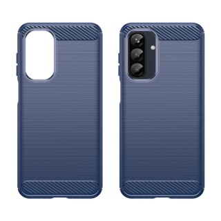 Etui silikonowe na Samsung Galaxy A26 Carbon Case - niebieskie