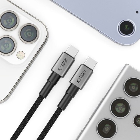 Kabel przewód USB-C PD 100W 5A 300 cm - szary