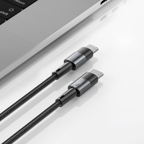 Kabel przewód USB-C PD 100W 5A 3m - szary
