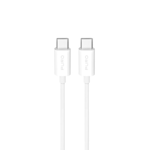 Kabel przewód USB-C TPE 25W 3m - biały