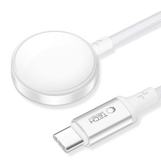Ładowarka indukcyjna do Apple Watch USB-C 3W 1m - biała
