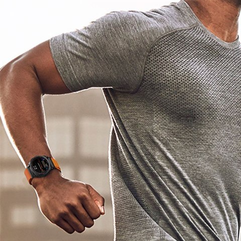 Pasek do zegarka Garmin Fenix 5 / 6 / 6 Pro / 7 Nylon Pro - czarny