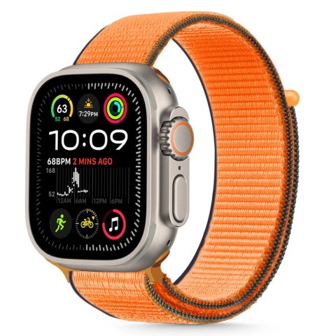 Pasek na Apple Watch 44 / 45 / 46 / 49 mm Nylon - pomarańczowy