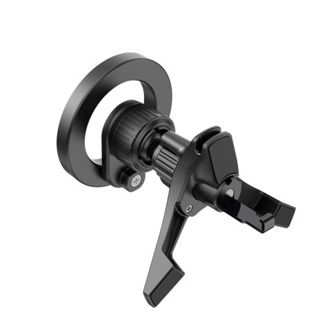 Uchwyt samochodowy na kratkę nawiewu do smartfona z pierścieniami MagSafe N53 - czarny