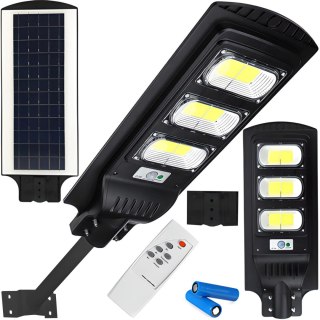 Lampa solarna uliczna miejska z czujnikiem ruchu zmierzchu LED PILOT 240 W