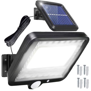 Lampa solarna zewnętrzna z czujnikami ruchu zmierzchu 100 LED