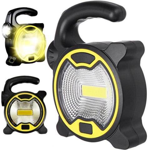 Lampa warsztatowa robocza turystyczna na baterie LED do 120 m