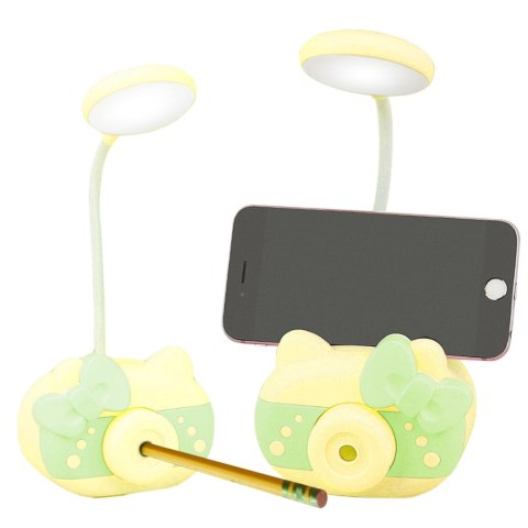 Lampka biurkowa szkolna z temperówką pojemnikiem na przybory