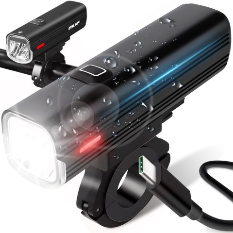 Lampka rowerowa akumulatorowa na kierownicę 4800 mAh 1000lm