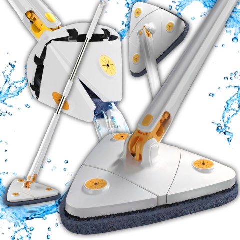 Mop trójkątny obrotowy 360 z automatycznym wyciskaniem teleskopowy