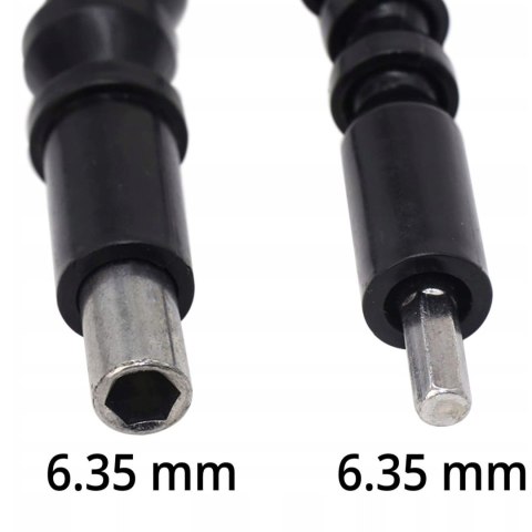 Przedłużka elastyczna giętka do bitów wkrętarki