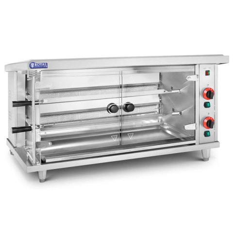 Rożen gazowy opiekacz do 10 kurczaków 2 szpikulce propan-butan 10 kW