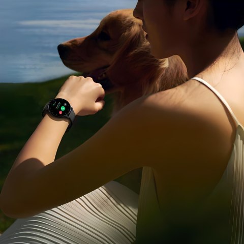 Smartwatch zegarek funkcyjny sportowy połączenia pulsometr ciśnienie EKG muzyka BT