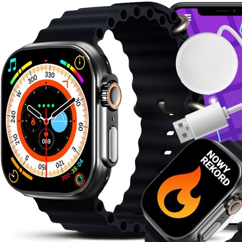 Smartwatch zegarek wielofunkcyjny tryby sportowe monitory zdrowia BT 36 mm