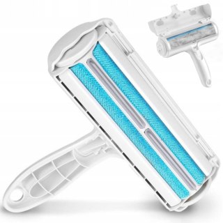 Szczotka wałek rolka do usuwania sierści psa kota z ubrań tapicerki dywanów