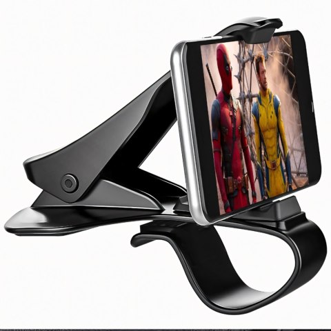 Uchwyt samochodowy do telefonu z klipsem na kokpit deskę rozdzielczą 4-6.5''