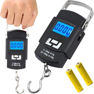 Waga hakowa bagażowa wędkarska ręczna do 50 kg