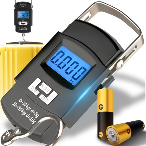 Waga hakowa bagażowa wędkarska ręczna do 50 kg