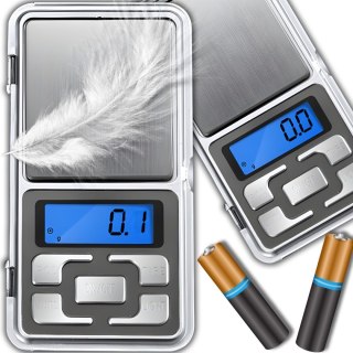 Waga jubilerska przenośna na baterie LCD 200g / 0.01 g