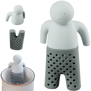 Zaparzacz sitko do herbaty kawy ziół z uchwytem - ludzik