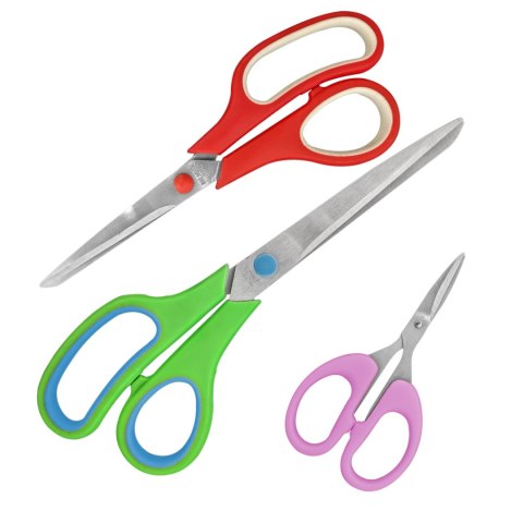 Zestaw nożyc szkolnych uniwersalnych - 5 szt.