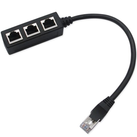 Hub rozdzielacz sieciowy RJ45 3x LAN