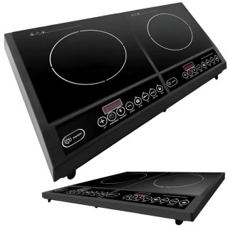 Kuchenka indukcyjna przenośna 2 pola grzewcze 4000 W