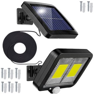 Lampa solarna zewnętrzna z czujnikiem ruchu 108 LED 2200 W