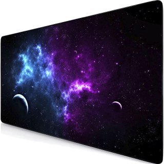 Podkładka mata gamingowa na biurko dla gracza XXL 80 x 40 cm - galaktyka